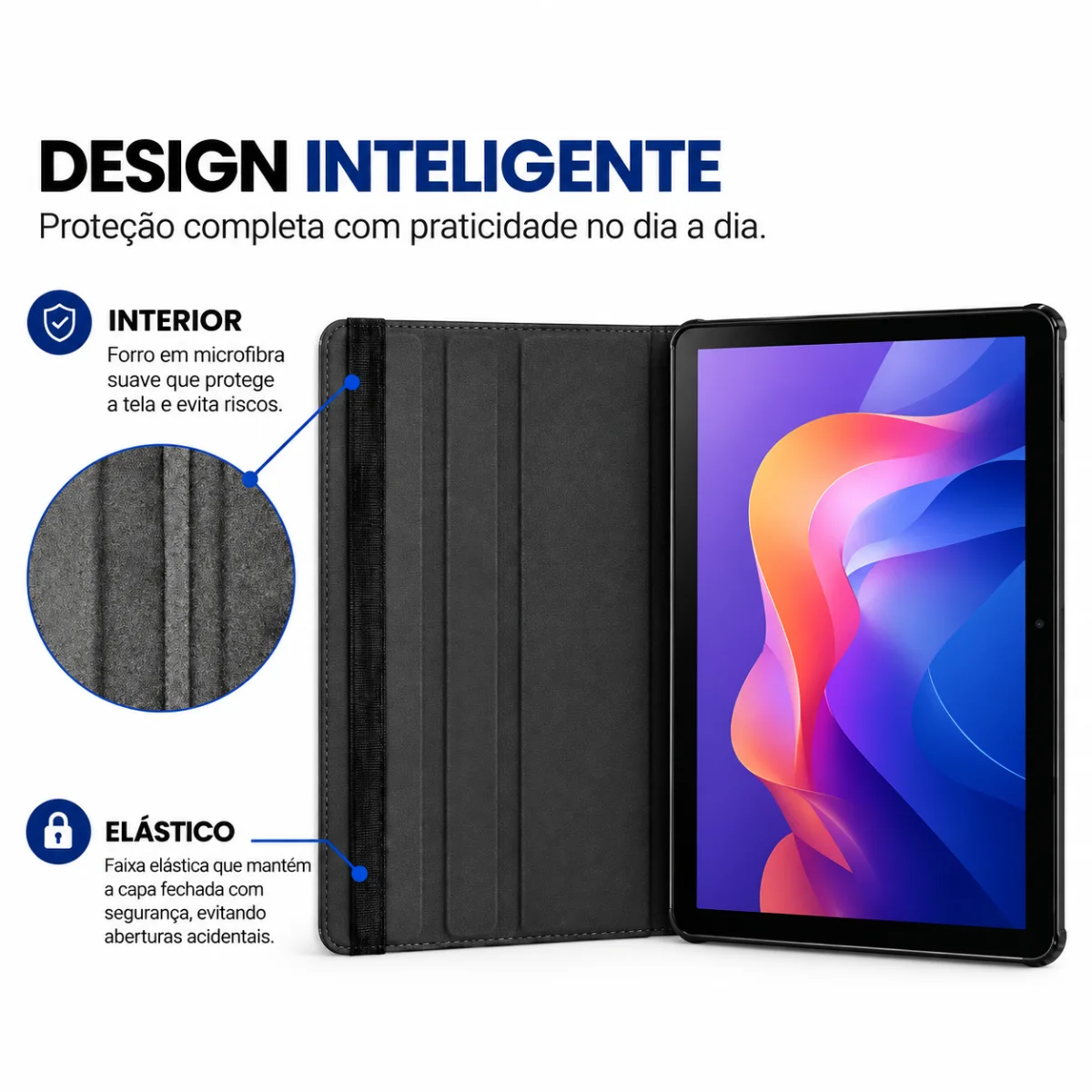 Capa Case Giratória 360° Para Samsung Galaxy Tab A11 2026 - Imagem 6 de 6